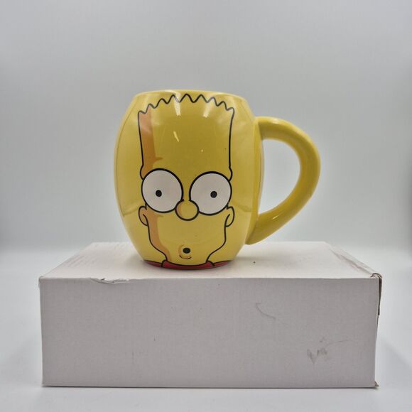 Bart Simpson Mug, Large Yellow (Don’t Have A Cow Man) - Picture 1 of 4